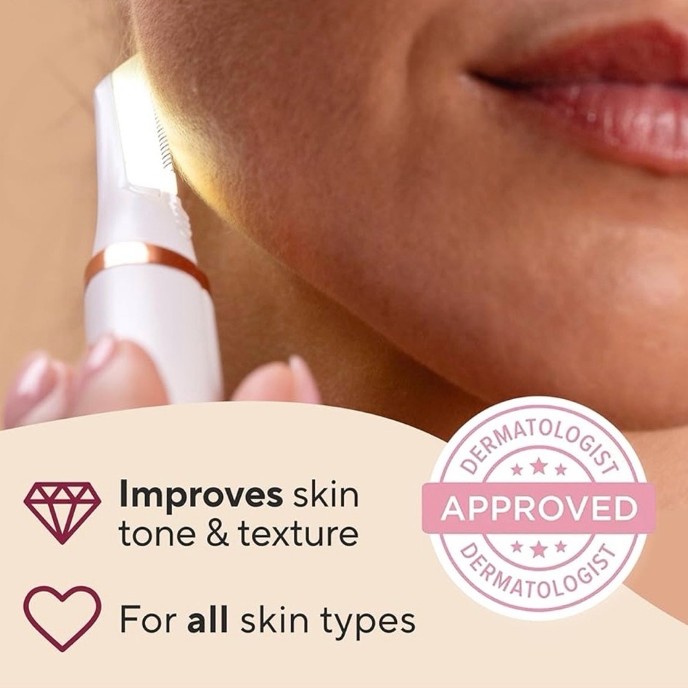 Finishing Touch Flawless Dermaplane Glo Sonic with 6 Replacement Blades - New - Picture 5 of 11